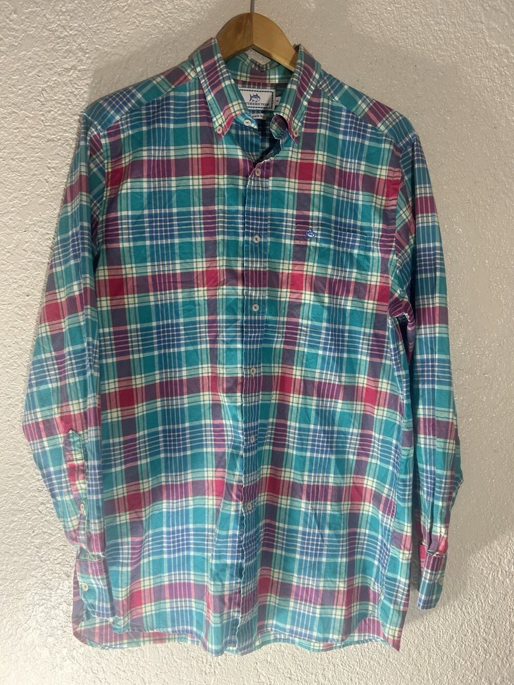 Southern Tide Men's Long Sleeve Button-Up Medium
